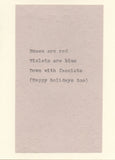 Down With Fascists Funny Politics Holiday Card | Christmas Card Activist Humor