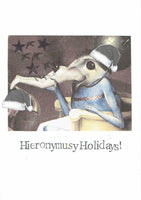 Hieronymousy Holidays Card | Funny Christmas Card Weird Bosch Art Humor