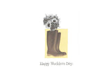 Happy Mudders Day Mother's Day Card | Funny Gardening Humor For Mom - Blue Specs Studio