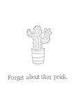 Forget About That Prick Funny Break Up Card | Divorce Card For Her Women