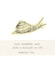 Snailed It Funny Birthday Card Biology Pun Weird Humor