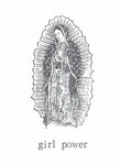 Girl Power Lady Of Guadalupe Card | Virgin Mary Funny Feminist Religious Humor Women