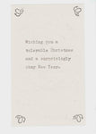 Tolerable Christmas Funny Holiday Card | Weird Sarcastic Humor - Blue Specs Studio