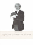 15 Minutes Of Fa-La-La Andy Warhol Funny Christmas Card |  Art Humor Holiday Card